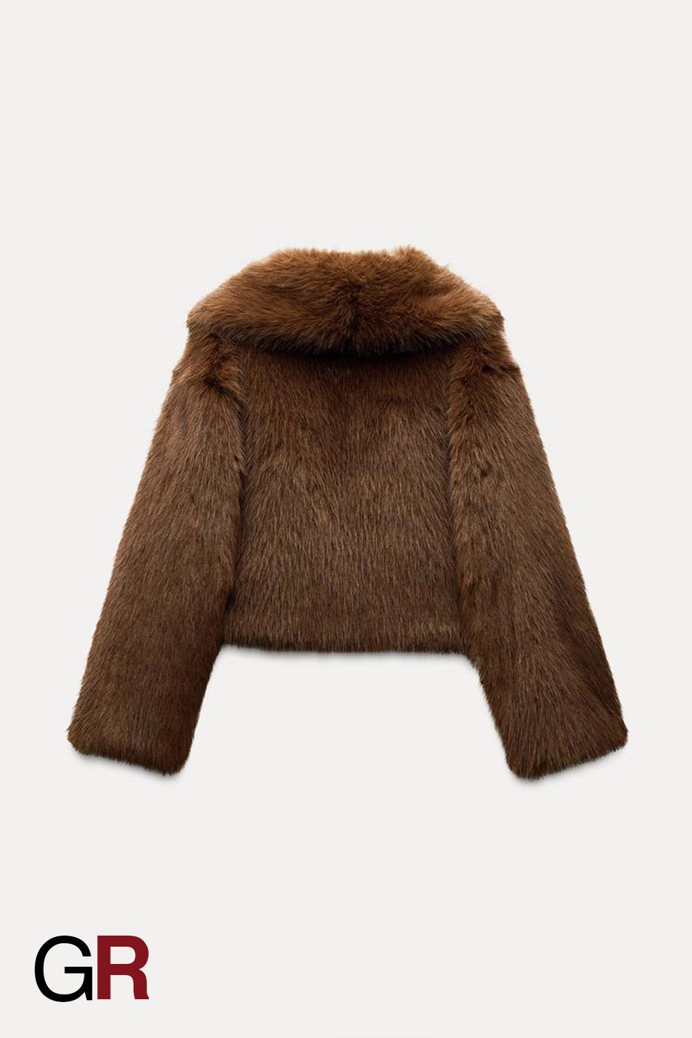 Vintage Luxe Mink-Effect Short Fur Coat - GlamoROZ