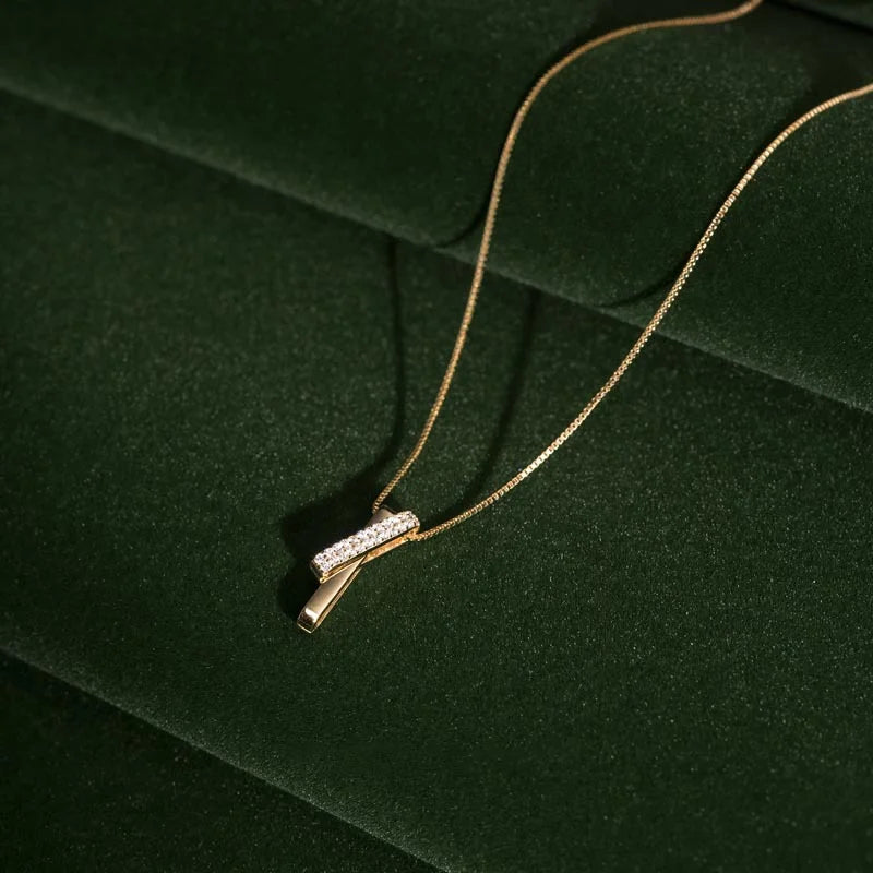 Chic Angle Line Necklace - GlamoROZ
