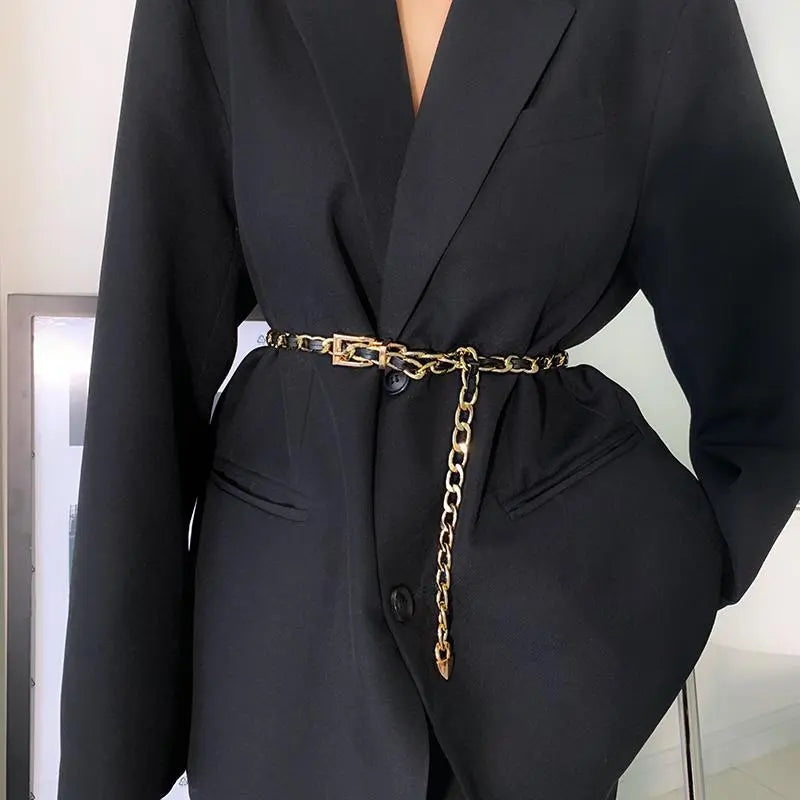 Mythic Metal Chain Belt - GlamoROZ