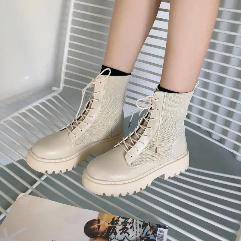 Femme Fatale Martin Boots - GlamoROZ