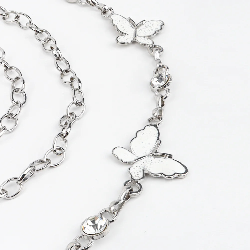 Butterfly Drop Chain Belt - GlamoROZ
