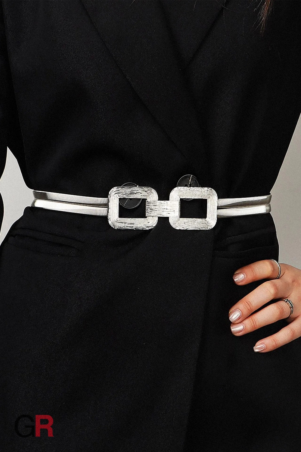 Minimalist Women's Decoration With Elastic Waistband And Versatile Waist Chain