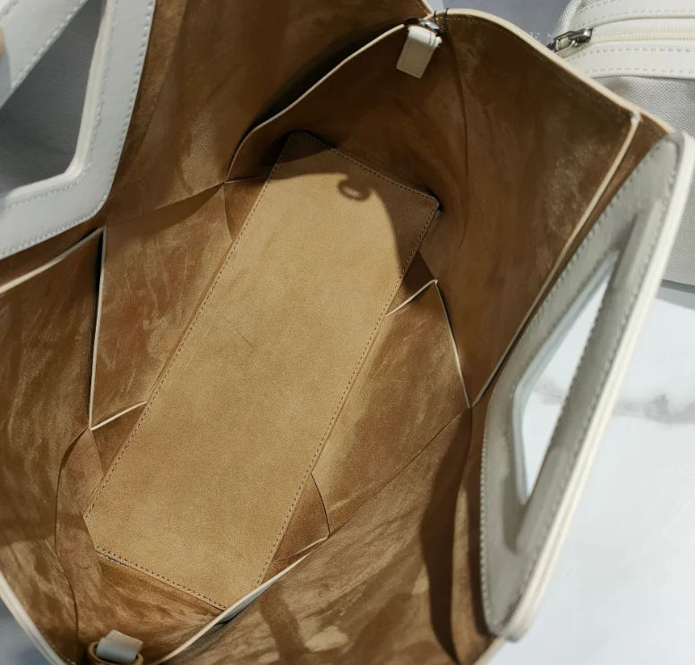 Summit Weave Maxi Tote - GlamoROZ