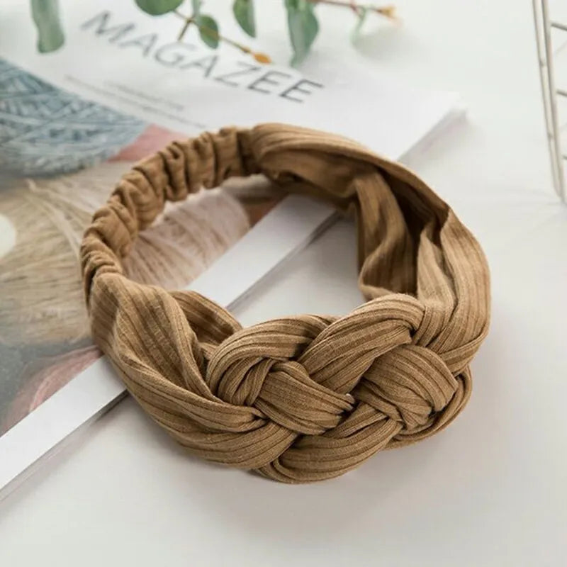 Artisan Silk Knot Headband - GlamoROZ