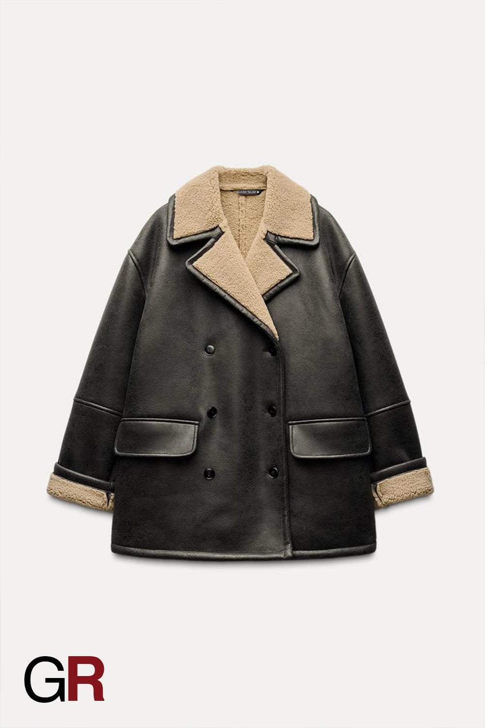 Elegant Double-Sided Lapel Overcoat for Women - GlamoROZ