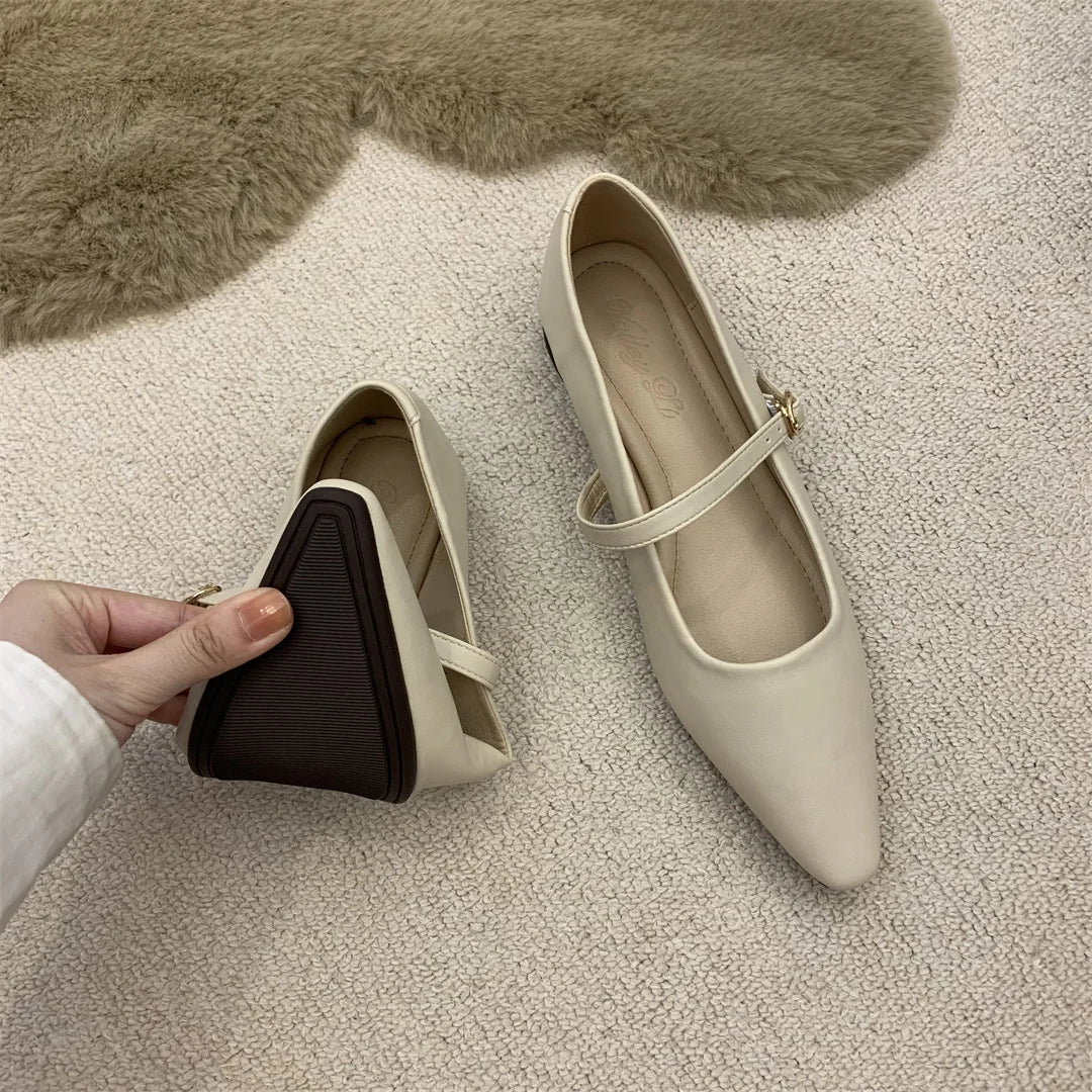 Elegant Evening Mary Jane High Heels - GlamoROZ