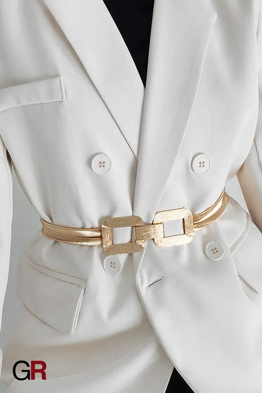 Minimalist Women's Decoration With Elastic Waistband And Versatile Waist Chain