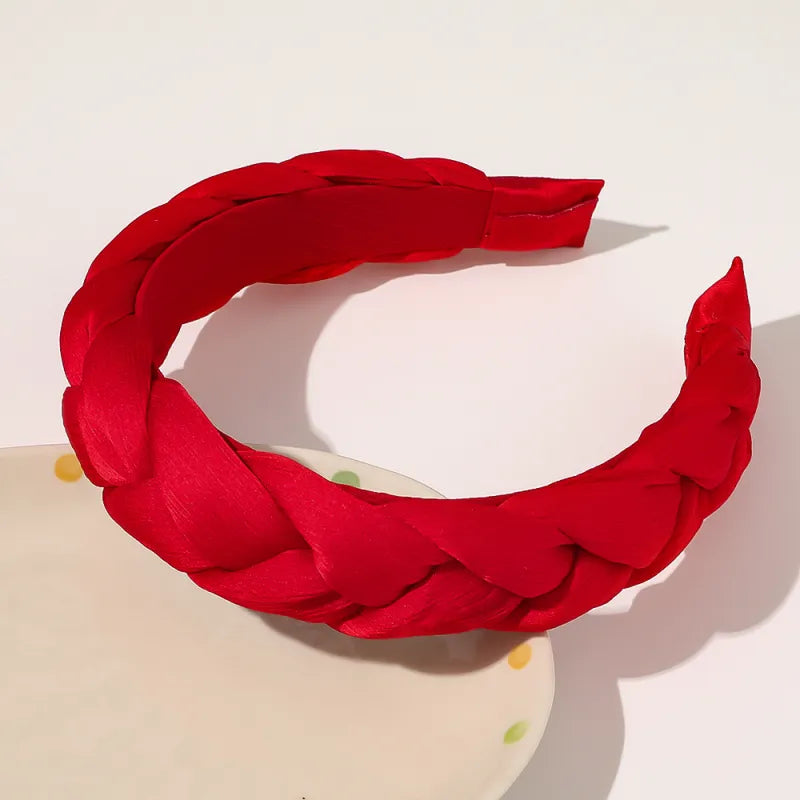 Silken Cross Luxe Headband - GlamoROZ