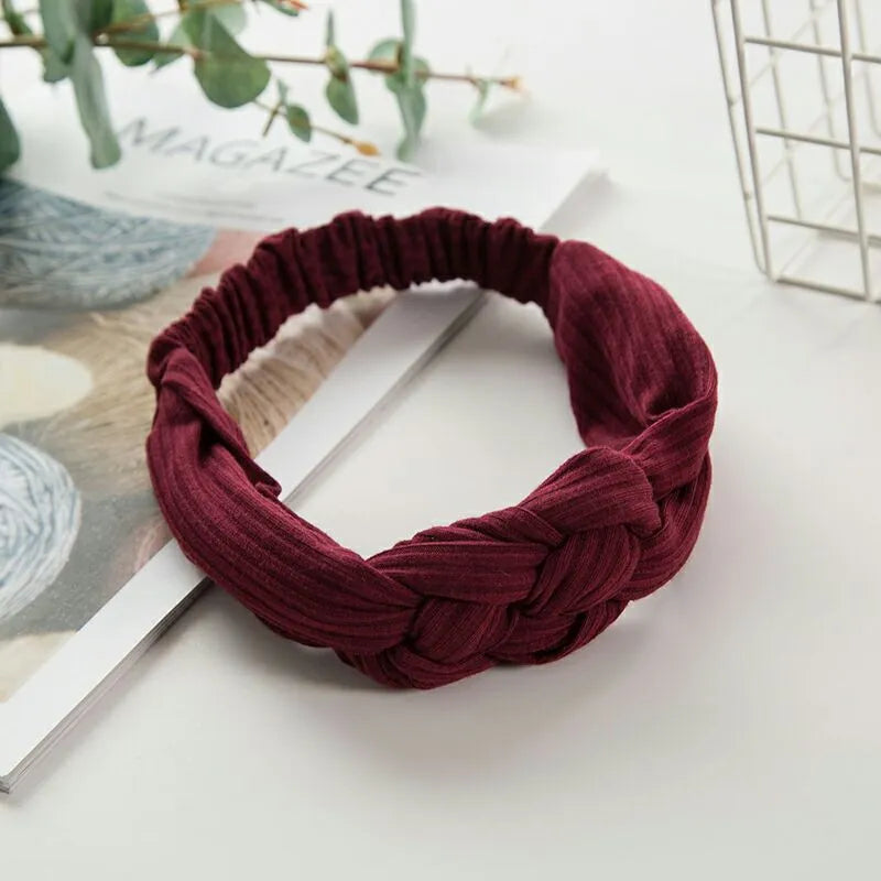 Artisan Silk Knot Headband - GlamoROZ