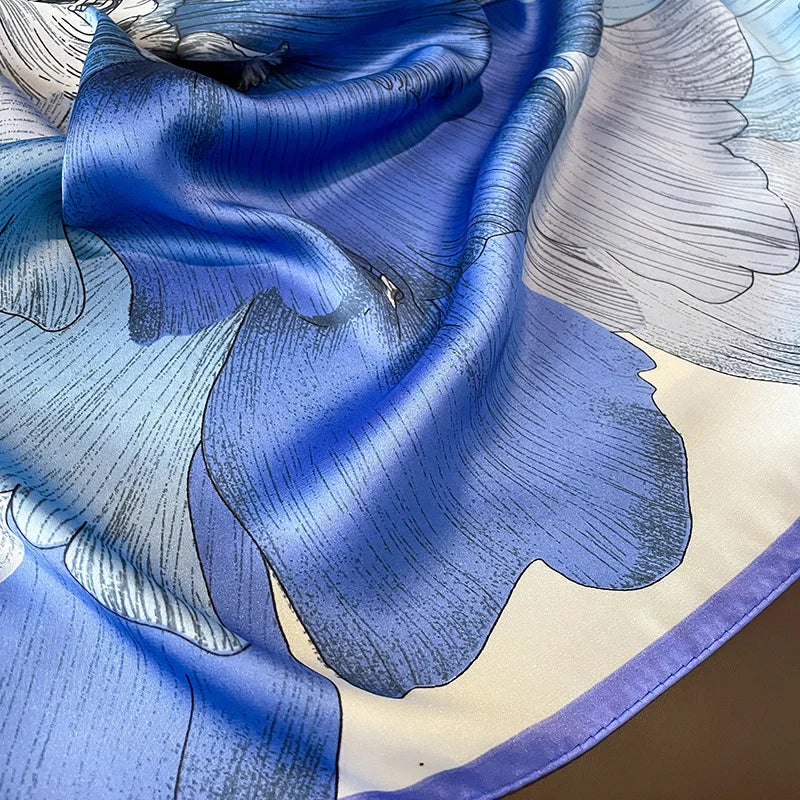 Chic Sunshield Silk Scarf - GlamoROZ
