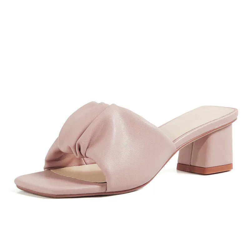 ChicStride Mid-Heel Sandals - GlamoROZ