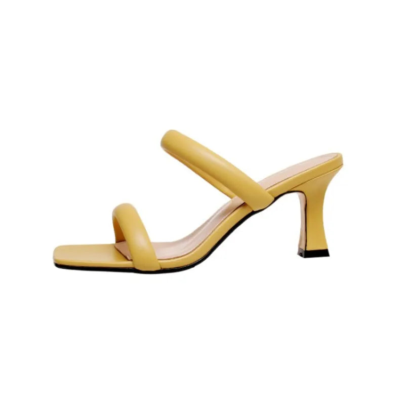 Elegance High-Heel Mules - GlamoROZ