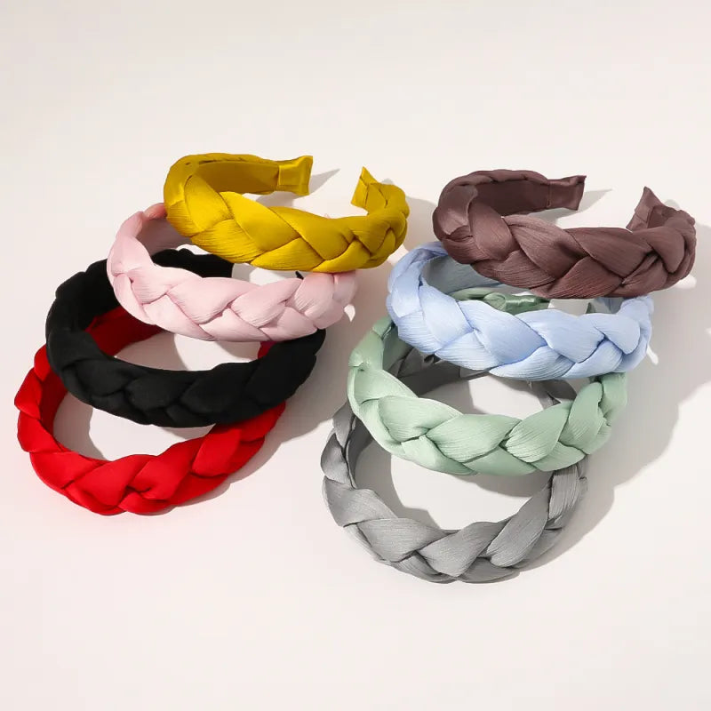 Silken Cross Luxe Headband - GlamoROZ