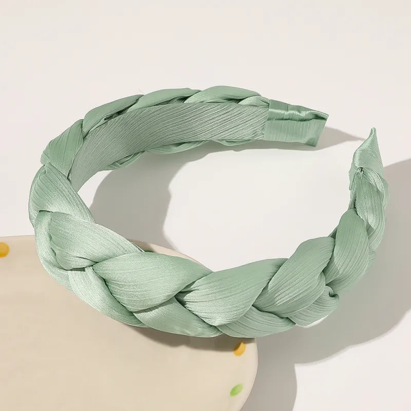Silken Cross Luxe Headband - GlamoROZ