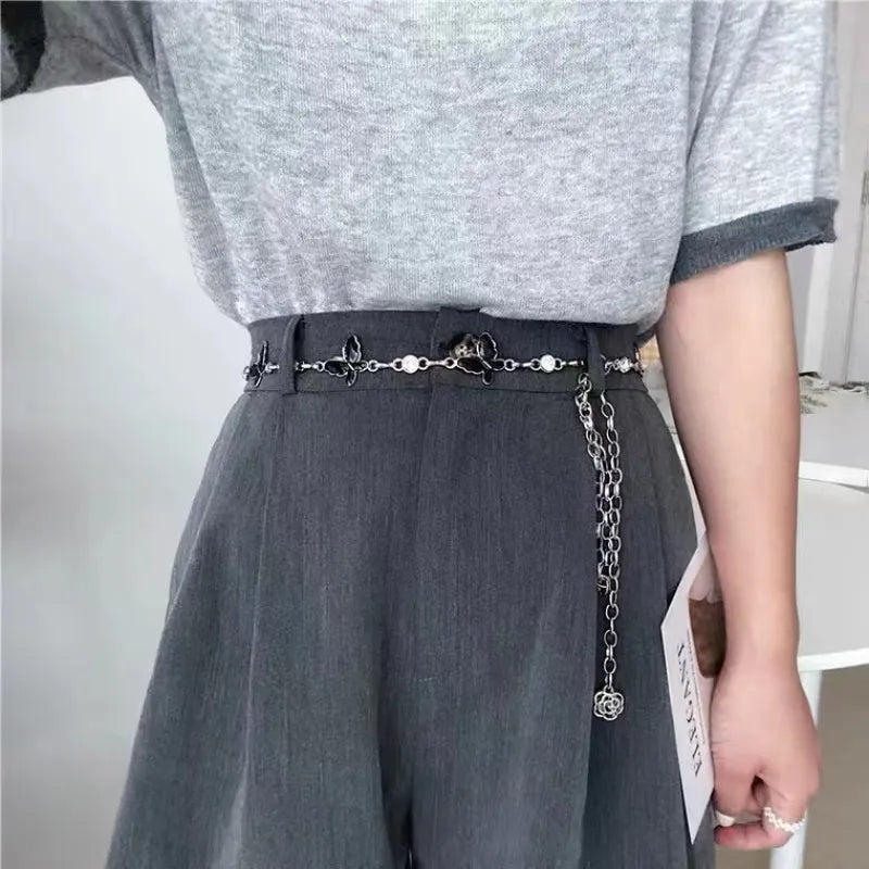 Butterfly Drop Chain Belt - GlamoROZ
