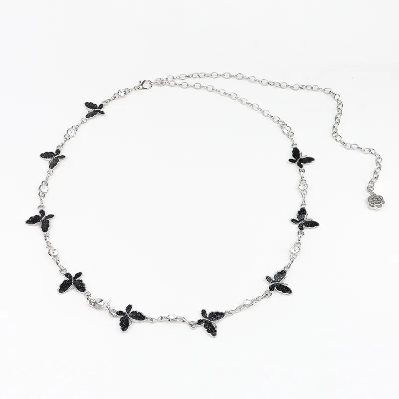 Butterfly Drop Chain Belt - GlamoROZ
