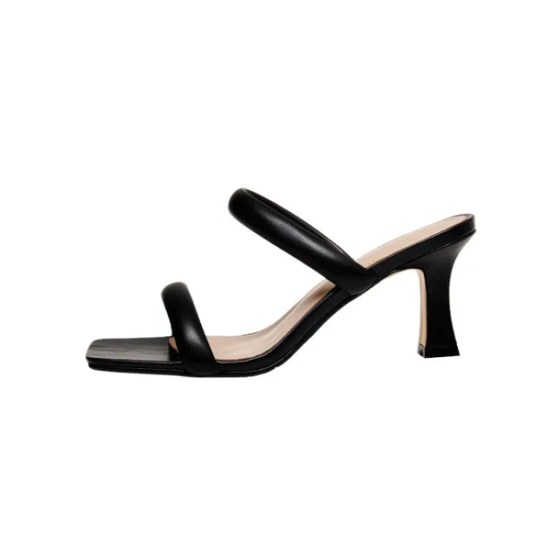 Elegance High-Heel Mules - GlamoROZ