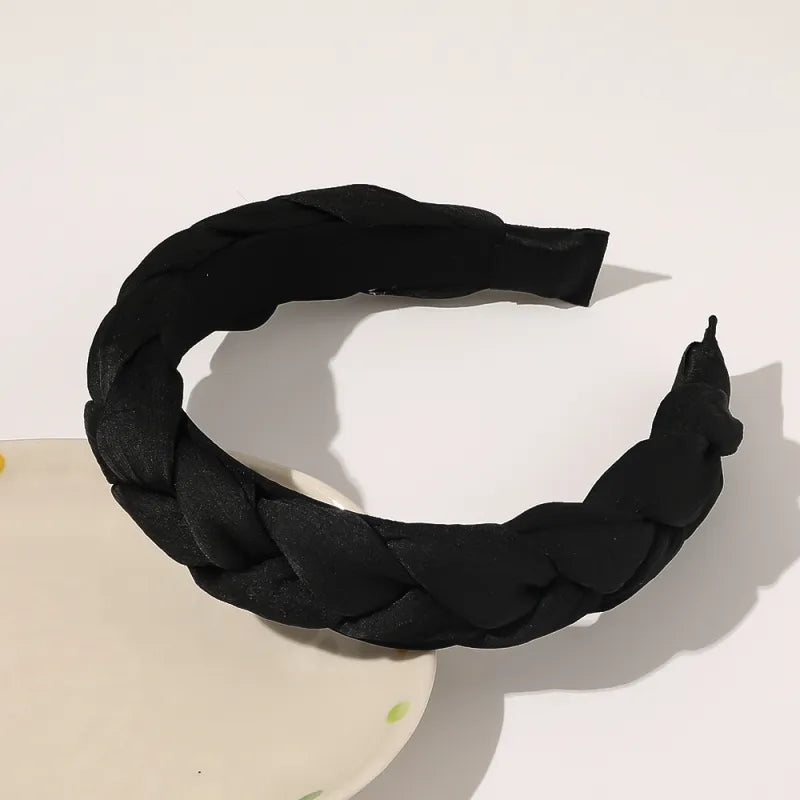Silken Cross Luxe Headband - GlamoROZ