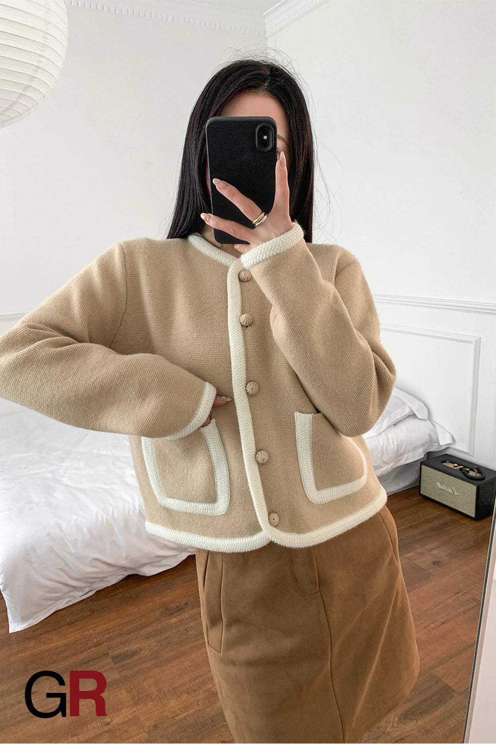 Luxe Autumn Retro Inspired Knit Sweater - GlamoROZ