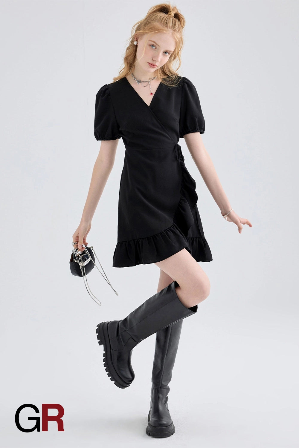Chic Korean Summer Glam Dress - GlamoROZ
