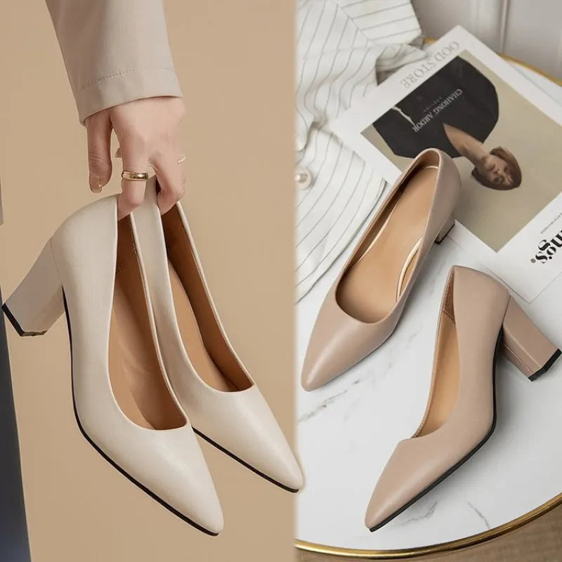 Sartorial Statement Heels - GlamoROZ