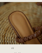 French Retro Toe  Sandals Women Summer With Skirt