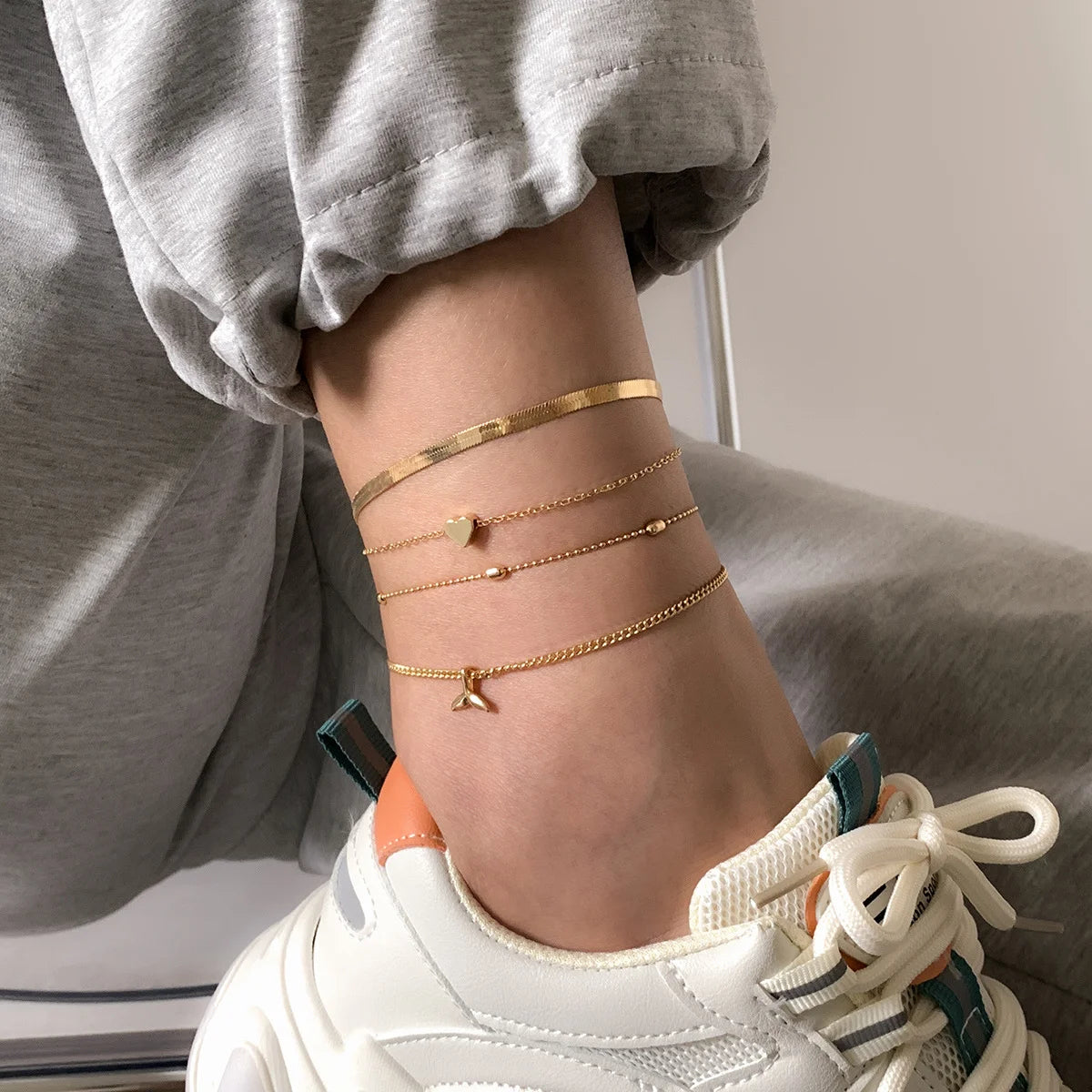 En Vogue Fishtail Anklet - GlamoROZ