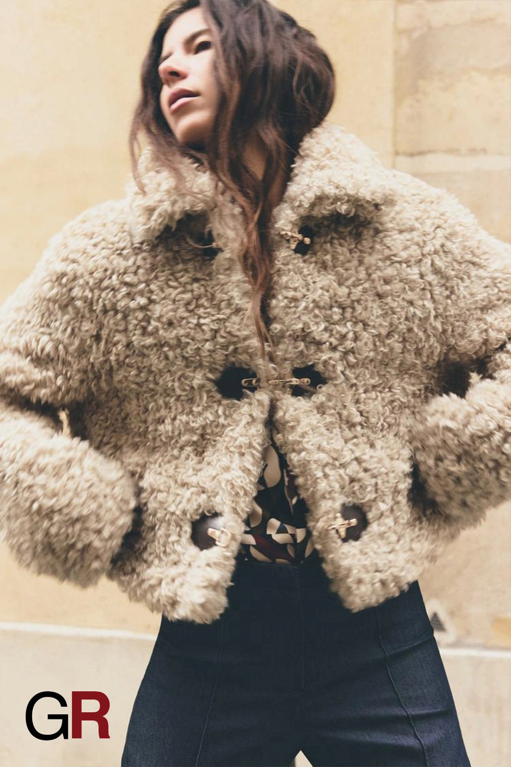 Cozy Chic Thick Lapel Loose-Fit Jacket - GlamoROZ