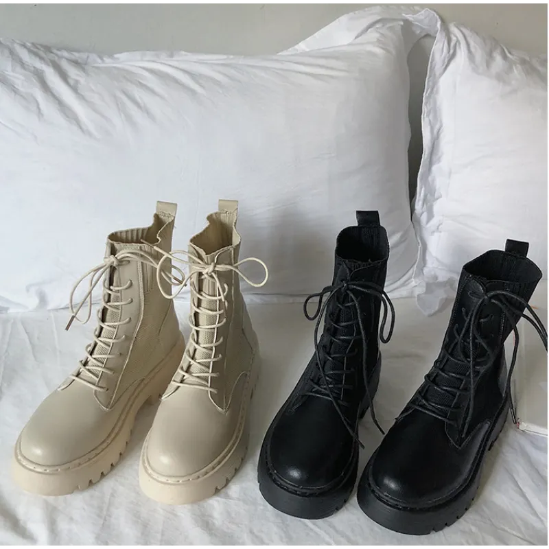 Femme Fatale Martin Boots - GlamoROZ