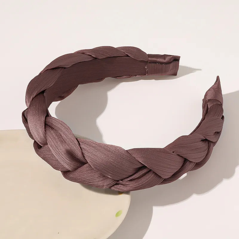 Silken Cross Luxe Headband - GlamoROZ