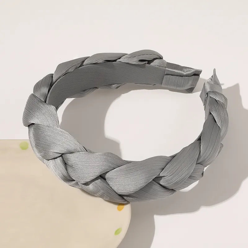 Silken Cross Luxe Headband - GlamoROZ