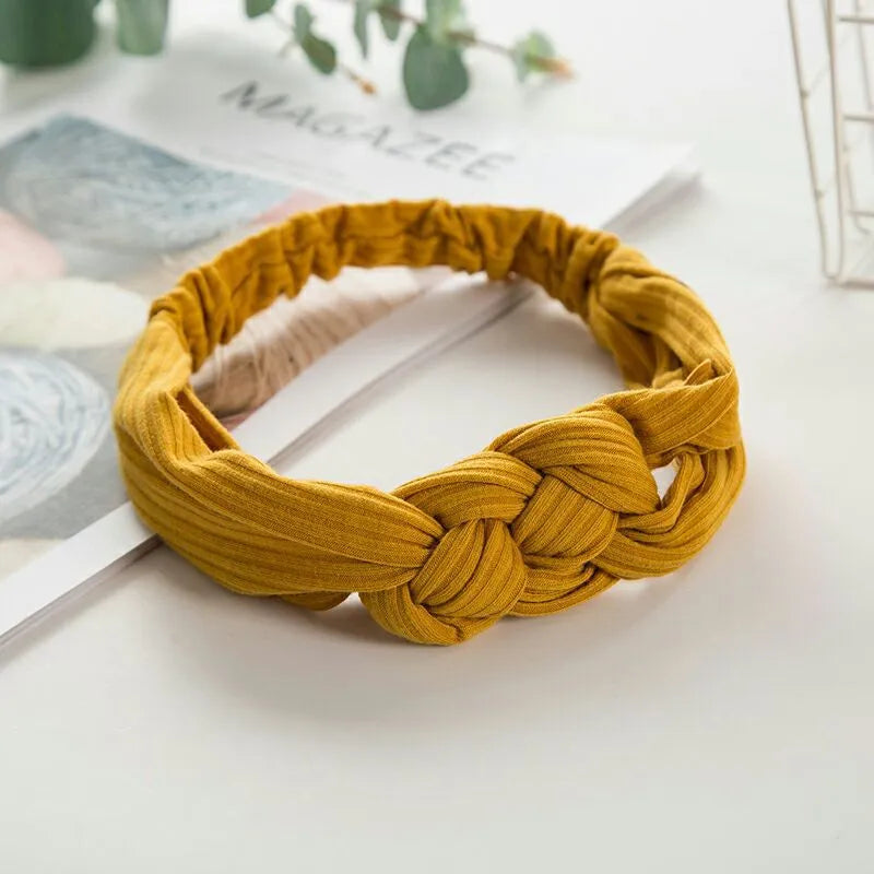 Artisan Silk Knot Headband - GlamoROZ