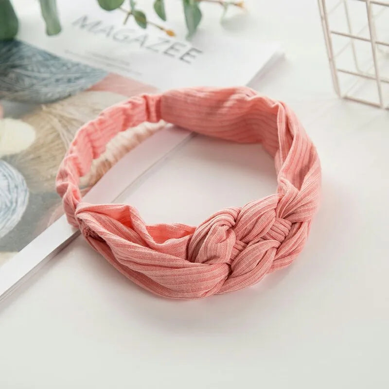 Artisan Silk Knot Headband - GlamoROZ