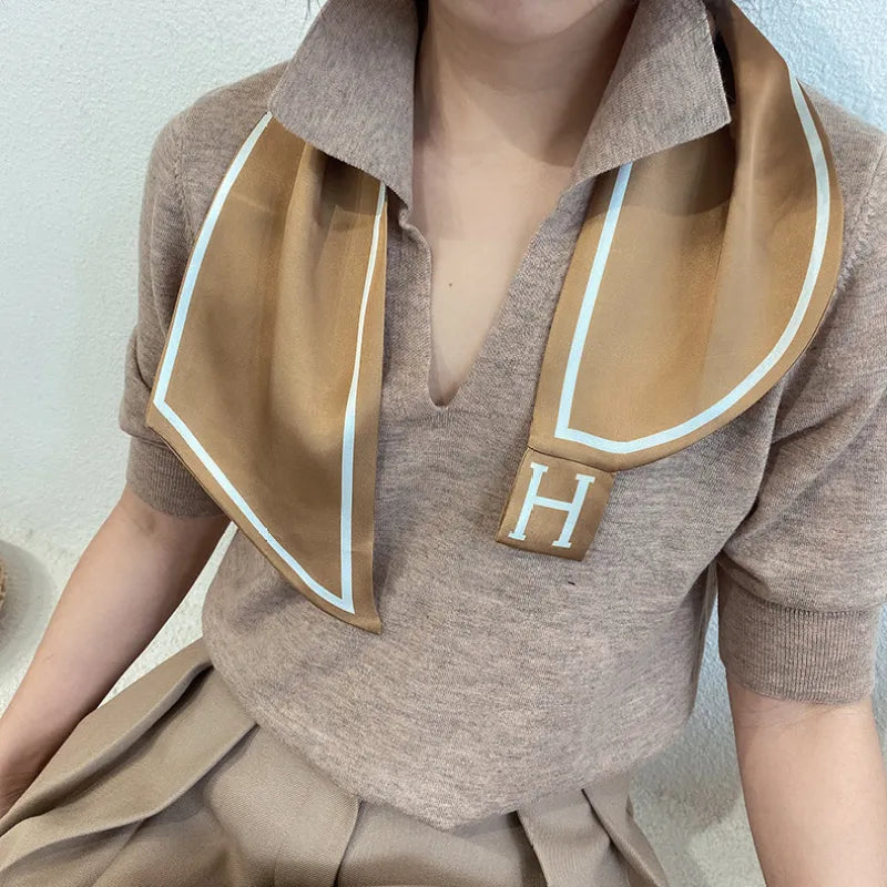 Femme Fatale Letter Scarf - GlamoROZ
