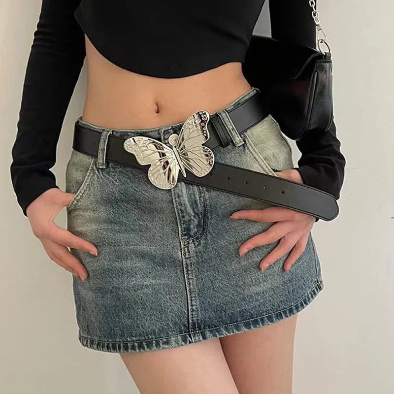 Vintage Butterfly Waist Belt - GlamoROZ