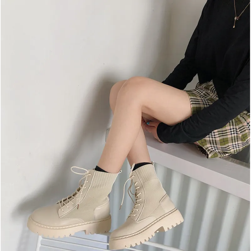 Femme Fatale Martin Boots - GlamoROZ