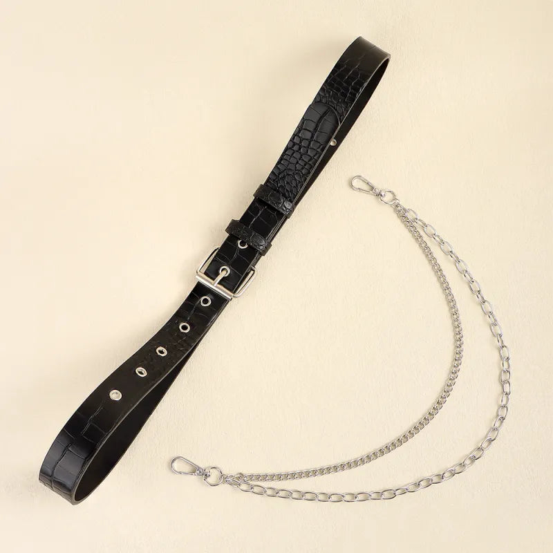 Luxe Hip-Hop Pants Chain Belt - GlamoROZ