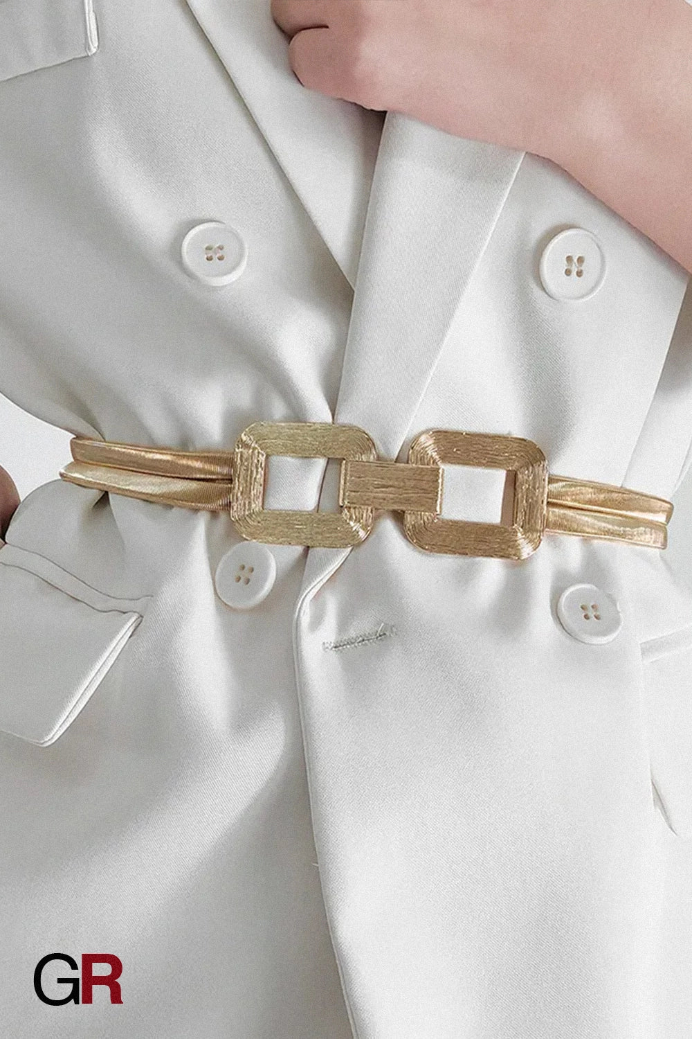 Minimalist Women's Decoration With Elastic Waistband And Versatile Waist Chain