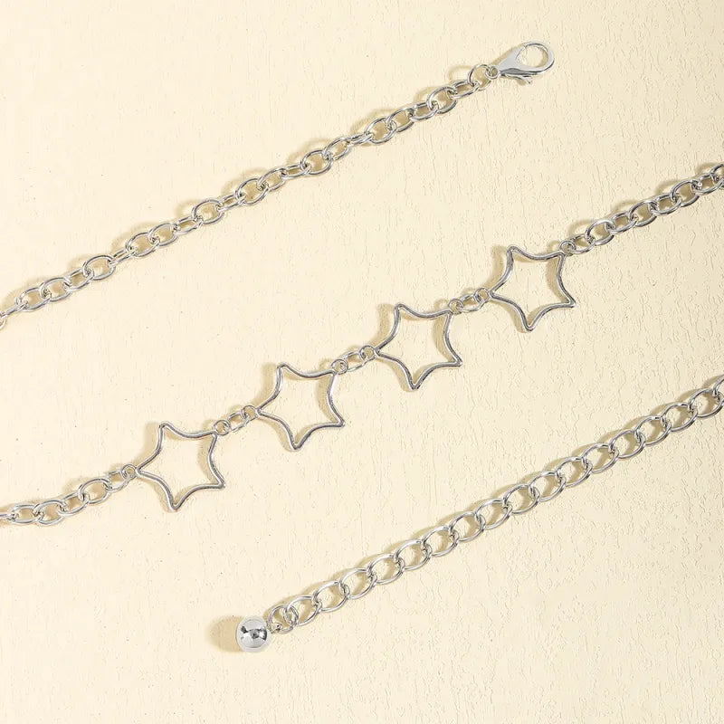 Starry Metal Waist Chain Belt - GlamoROZ