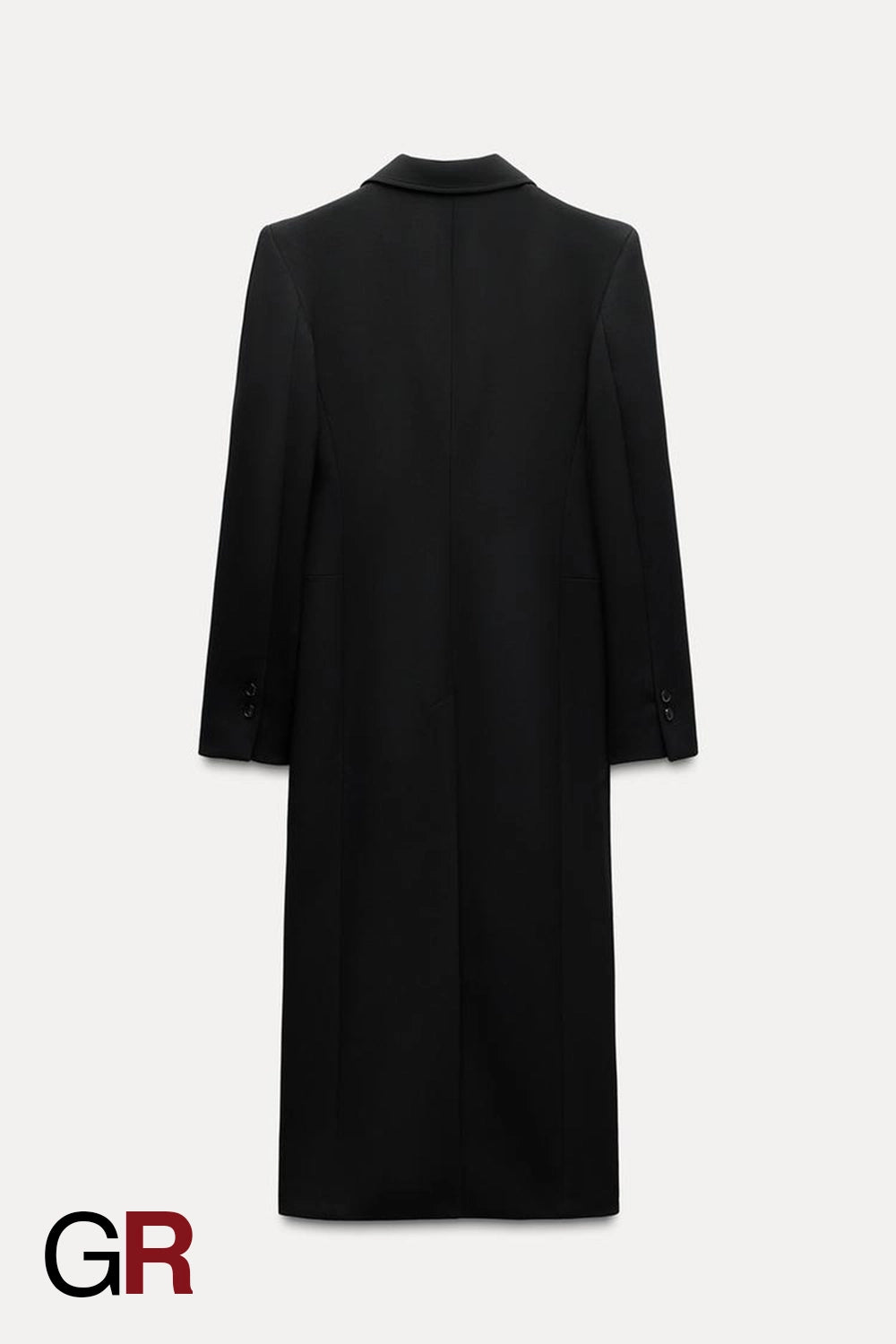 Graceful Slim-Fit Long Lapel Overcoat - GlamoROZ
