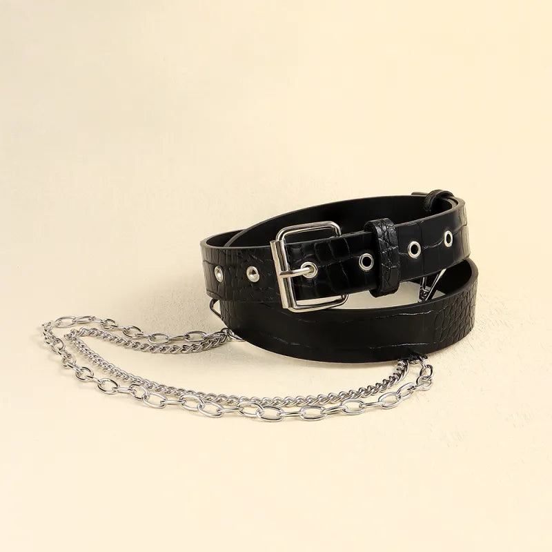 Luxe Hip-Hop Pants Chain Belt - GlamoROZ