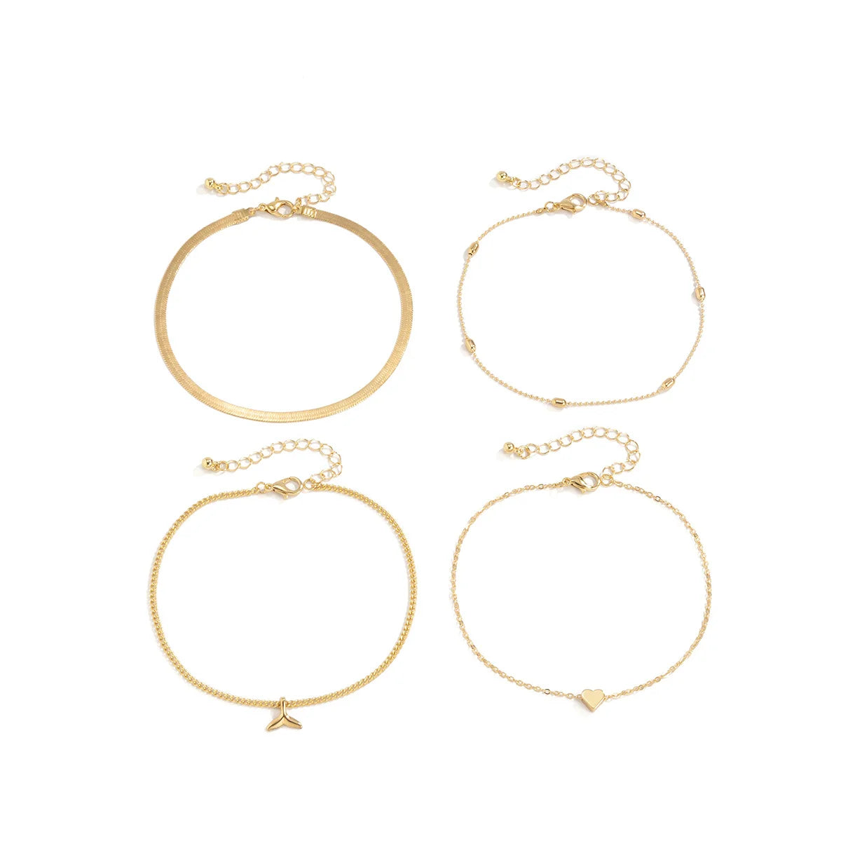 En Vogue Fishtail Anklet - GlamoROZ