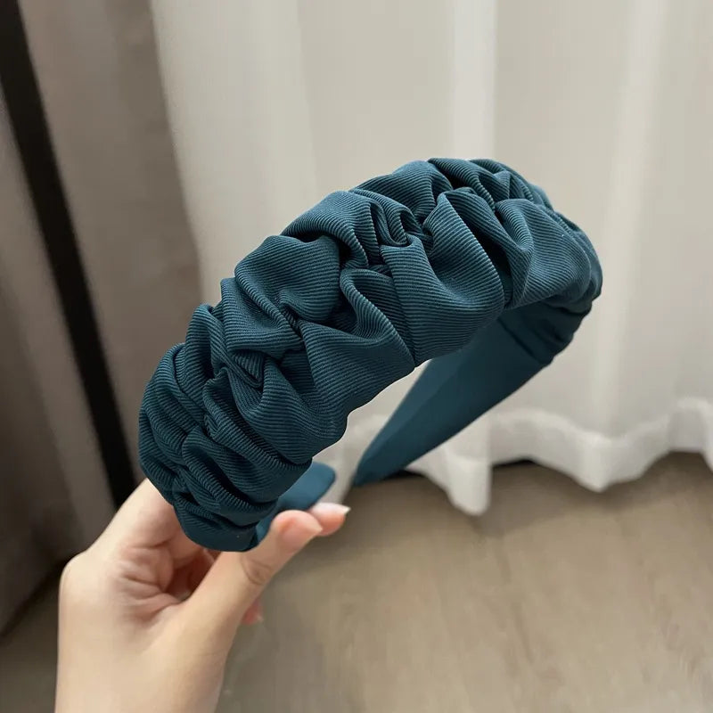 Regal Pleat Couture Headband - GlamoROZ