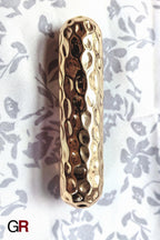 Minimalist Alloy Ring Semi-curved Hair Ring Online Influencer Head String High-end Leather Case Hair Rope