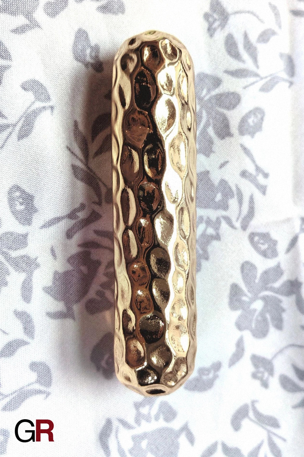 Minimalist Alloy Ring Semi-curved Hair Ring Online Influencer Head String High-end Leather Case Hair Rope