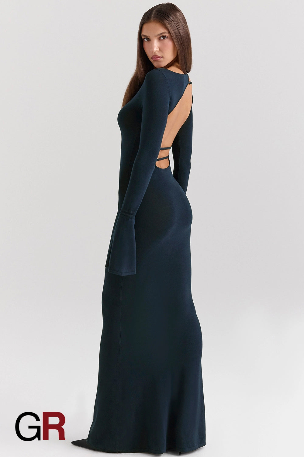 Regal Essence Backless Sculpting Dress - GlamoROZ