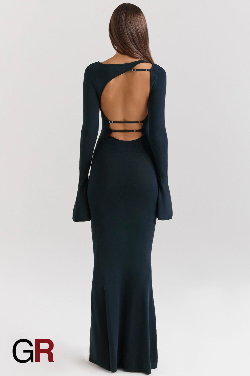 Regal Essence Backless Sculpting Dress - GlamoROZ