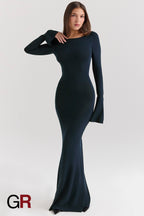 Regal Essence Backless Sculpting Dress - GlamoROZ