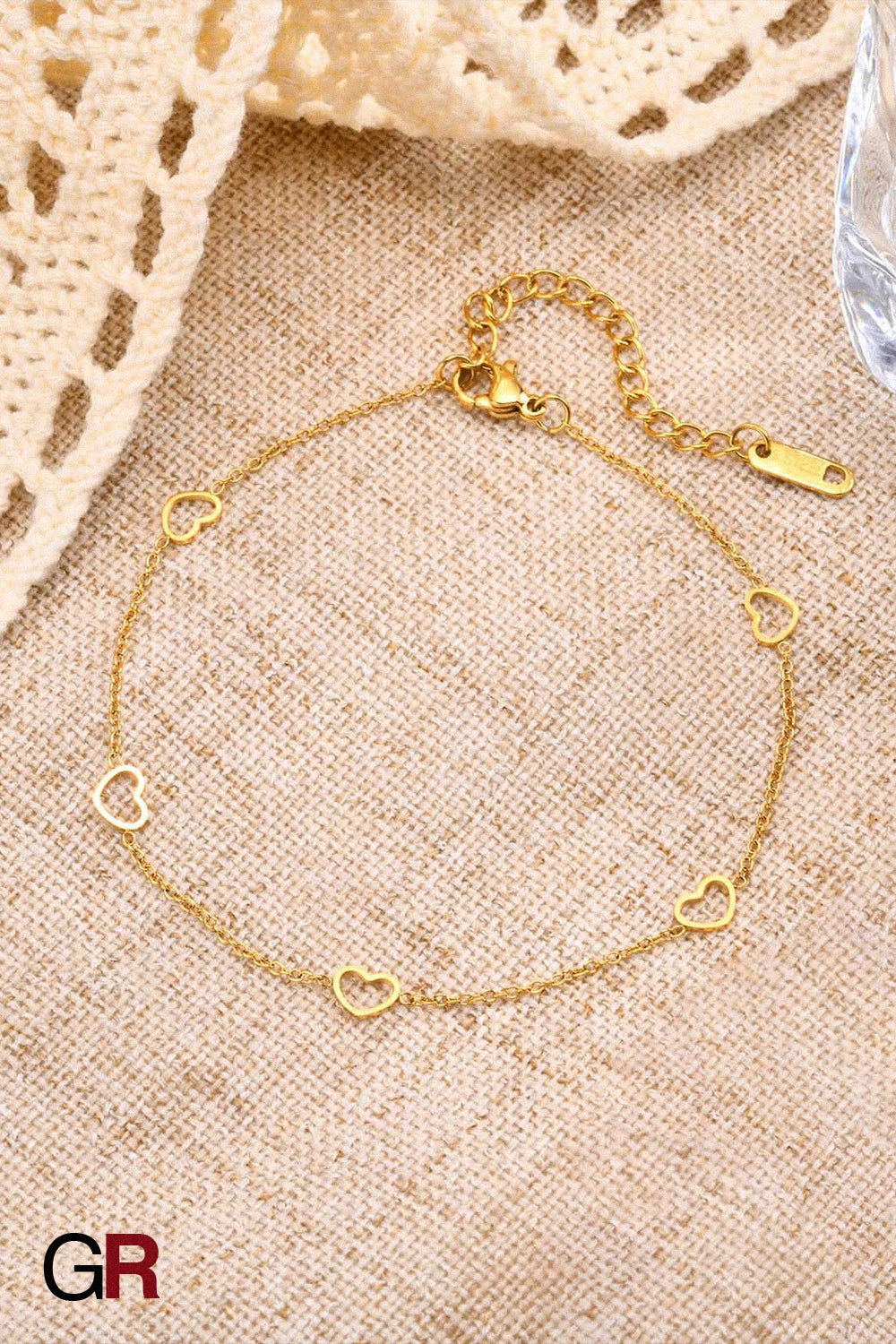 Coeur Doré Anklet