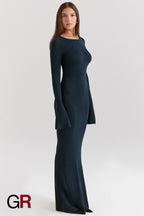 Regal Essence Backless Sculpting Dress - GlamoROZ